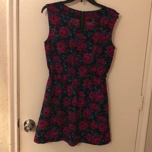 Nice dress red flowers